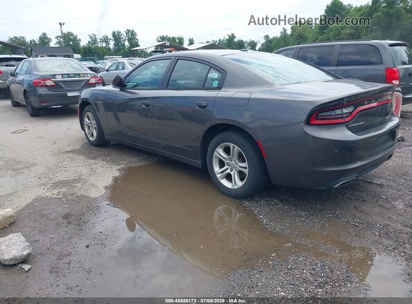 2C3CDXBG4GH109074 2016 DODGE CHARGER Gray Rear left