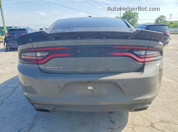 2C3CDXBG4HH625422 2017 DODGE CHARGER Gray Հետևի տեսք