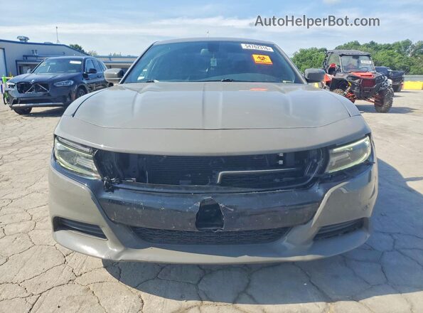 2C3CDXBG4HH625422 2017 DODGE CHARGER Gray Դիմացի տեսք