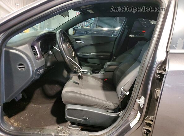 2C3CDXBG4JH206766 2018 DODGE CHARGER Gray Vista interior delantera
