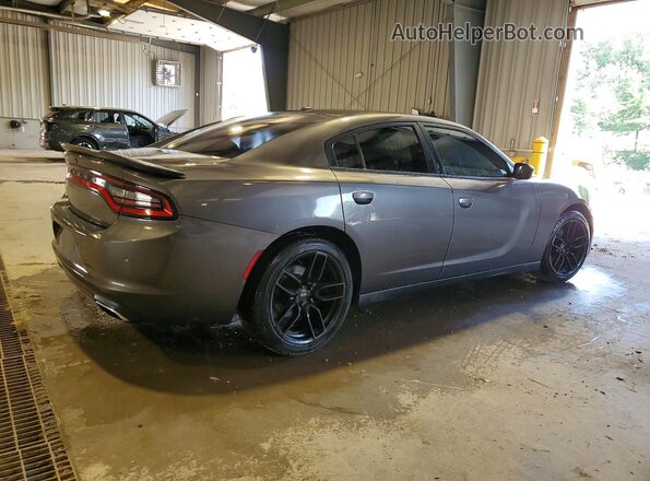2C3CDXBG4JH206766 2018 DODGE CHARGER Gray Trasero derecho