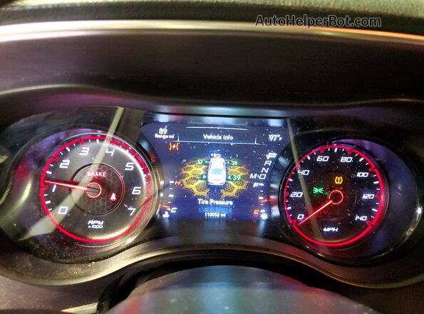 2C3CDXBG4JH206766 2018 DODGE CHARGER Gray Vista del cuadro de instrumentos
