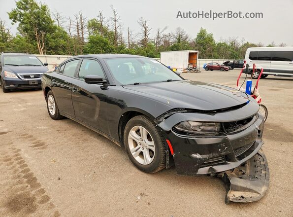 2C3CDXBG4JH232297 2018 DODGE CHARGER Black Front right