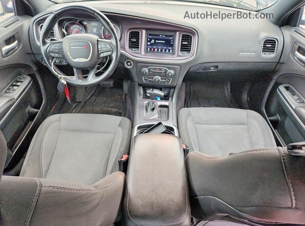 2C3CDXBG4JH232297 2018 DODGE CHARGER Black Dashboard view
