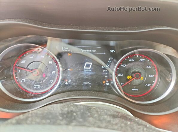 2C3CDXBG4JH232297 2018 DODGE CHARGER Black Instrument cluster view