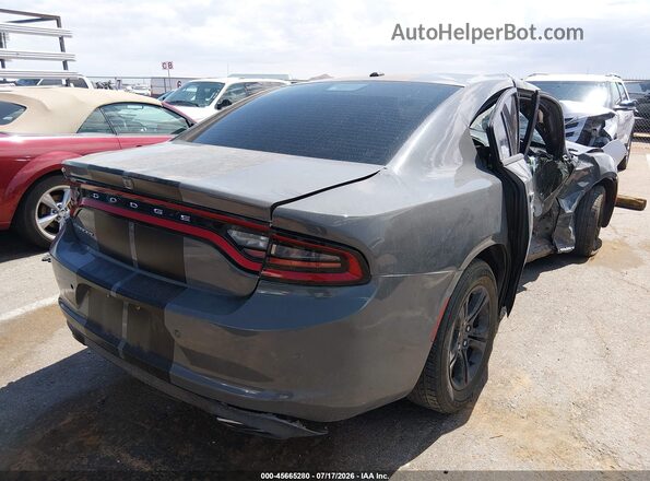 2C3CDXBG4JH273898 2018 DODGE CHARGER Серый Задняя правая четверть
