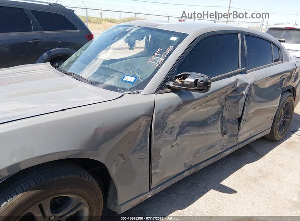 2C3CDXBG4JH273898 2018 DODGE CHARGER Серый Вид спереди