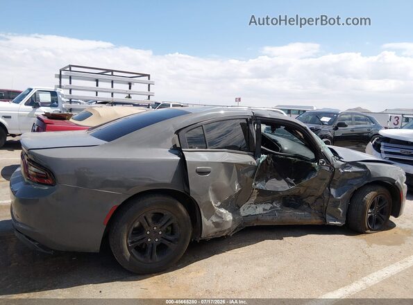2C3CDXBG4JH273898 2018 DODGE CHARGER Серый Вид задней части салона