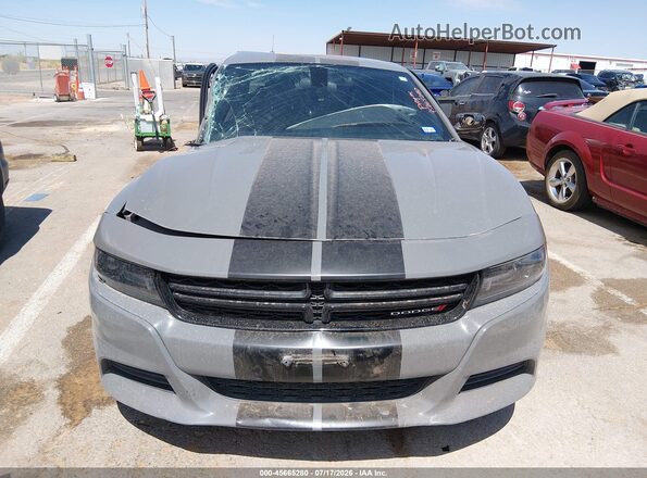 2C3CDXBG4JH273898 2018 DODGE CHARGER Серый Вид щитка приборов