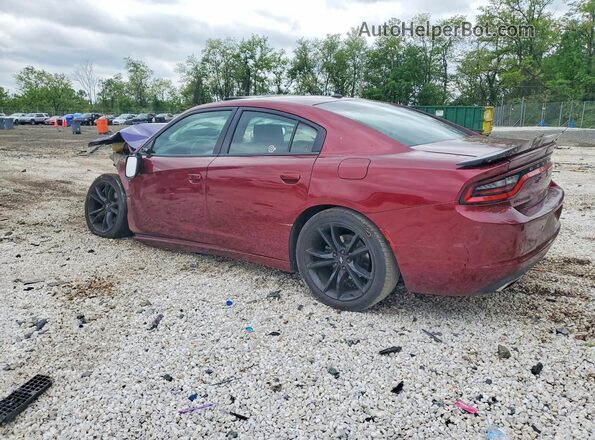 2C3CDXBG4KH505255 2019 DODGE CHARGER Burgundy Tył lewy