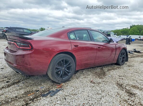 2C3CDXBG4KH505255 2019 DODGE CHARGER Burgundy Tył prawy