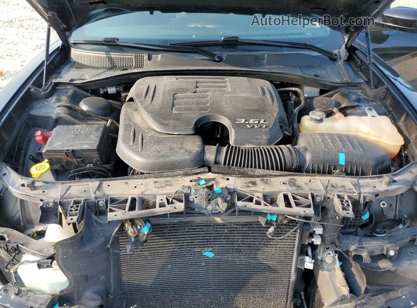 2C3CDXBG4KH660078 2019 DODGE CHARGER Black უკანა სალონის ხედი
