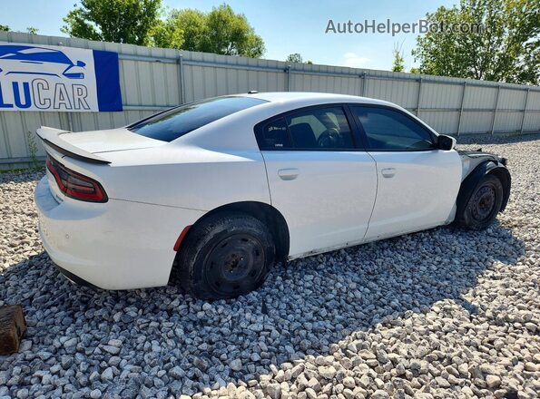 2C3CDXBG4KH673509 2019 DODGE CHARGER White Trasero derecho