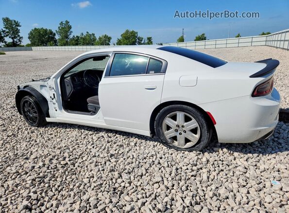 2C3CDXBG4KH673509 2019 DODGE CHARGER White Trasero izquierdo