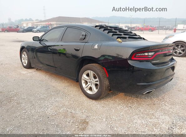 2C3CDXBG4KH743574 2019 DODGE CHARGER Black Trasero izquierdo