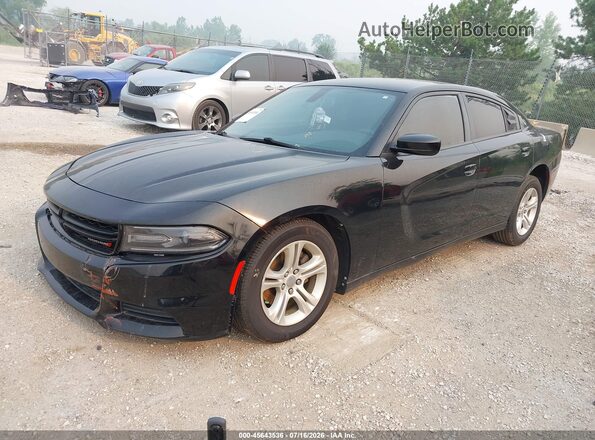 2C3CDXBG4KH743574 2019 DODGE CHARGER Black Vista tres cuartos delantera izquierda