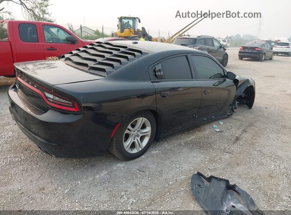 2C3CDXBG4KH743574 2019 DODGE CHARGER Black Trasero derecho