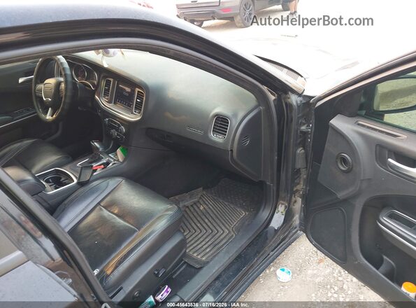 2C3CDXBG4KH743574 2019 DODGE CHARGER Черный Вид салона спереди