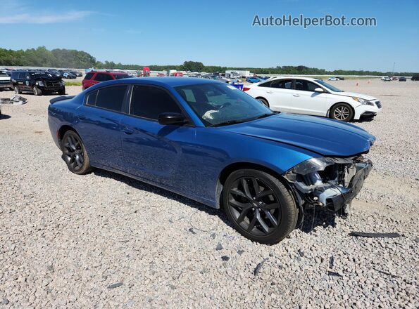 2C3CDXBG4LH157541 2020 DODGE CHARGER Blue Передня права чверть