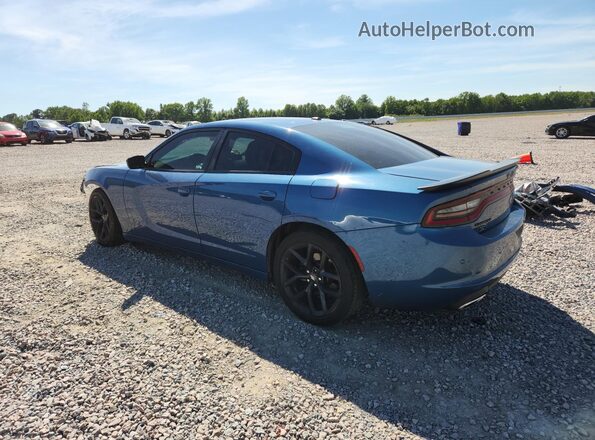 2C3CDXBG4LH157541 2020 DODGE CHARGER Blue Задня ліва чверть