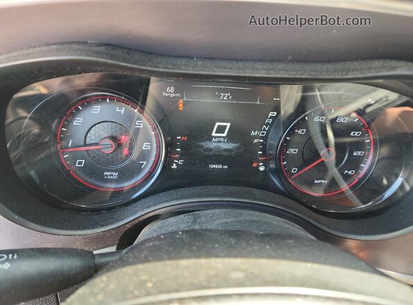 2C3CDXBG4LH157541 2020 DODGE CHARGER Blue Вид щитка приладів