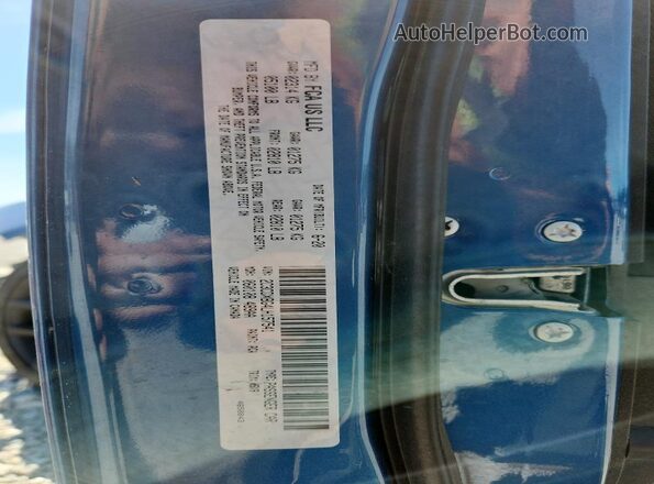 2C3CDXBG4LH157541 2020 DODGE CHARGER Blue Вид наклейки з VIN-кодом
