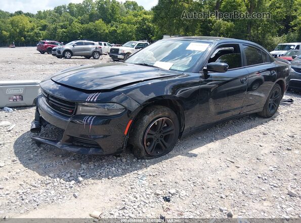 2C3CDXBG4LH163226 2020 DODGE CHARGER Черный Передняя левая четверть