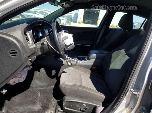 2C3CDXBG4LH180091 2020 DODGE CHARGER Silver Vista interior delantera