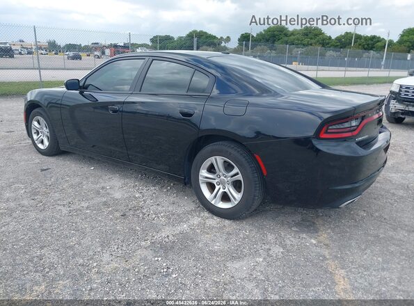 2C3CDXBG4LH190023 2020 DODGE CHARGER Black Հետևի ձախ