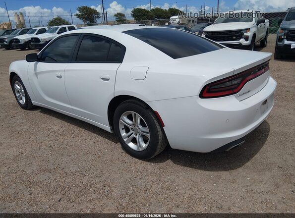 2C3CDXBG4LH190037 2020 DODGE CHARGER White Հետևի ձախ