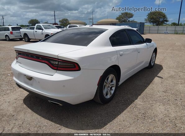 2C3CDXBG4LH190037 2020 DODGE CHARGER White Հետևի աջ