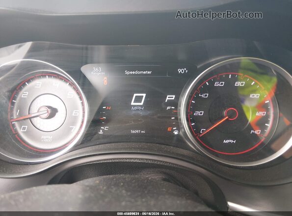 2C3CDXBG4LH190037 2020 DODGE CHARGER White Հետևի նստատեղերի տեսք