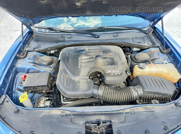 2C3CDXBG4LH234277 2020 DODGE CHARGER Blue უკანა სალონის ხედი