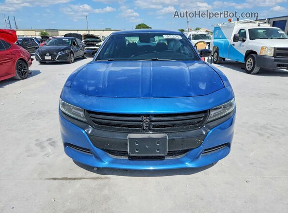 2C3CDXBG4LH234277 2020 DODGE CHARGER Blue წინა ხედი