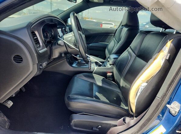 2C3CDXBG4LH234277 2020 DODGE CHARGER Blue წინა სალონის ხედი