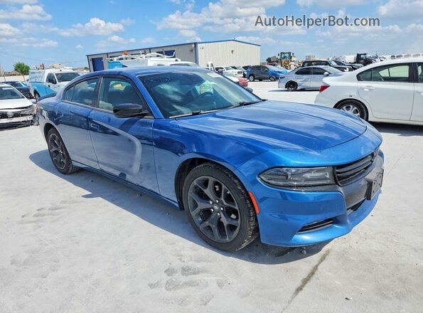 2C3CDXBG4LH234277 2020 DODGE CHARGER Blue წინა მარჯვენა