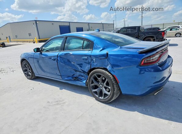 2C3CDXBG4LH234277 2020 DODGE CHARGER Blue უკანა მარცხენა