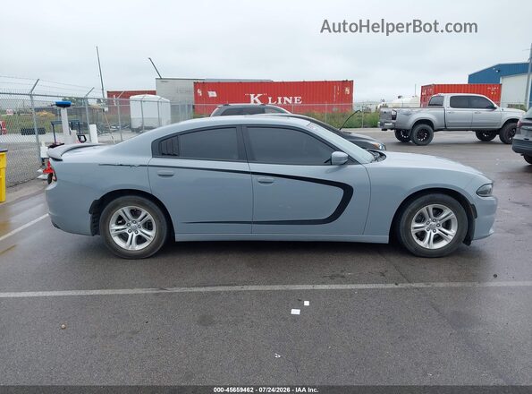 2C3CDXBG4MH536623 2021 DODGE CHARGER Gray Widok wnętrza z tyłu