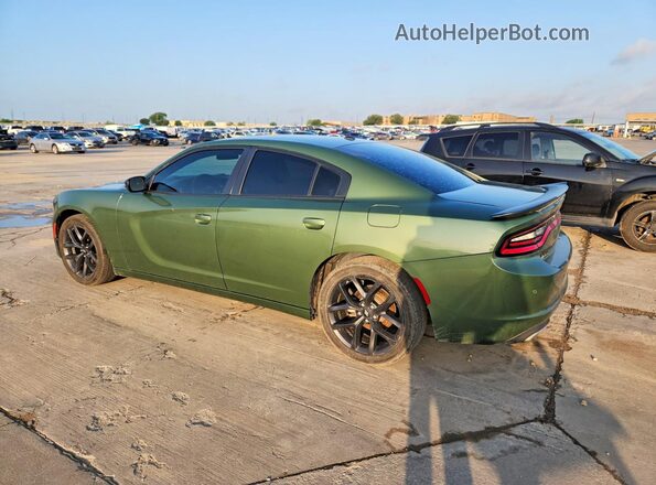2C3CDXBG4NH143108 2022 DODGE CHARGER Green უკანა მარცხენა