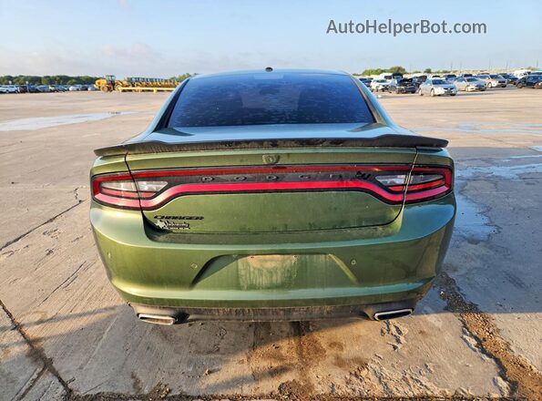 2C3CDXBG4NH143108 2022 DODGE CHARGER Green უკანა ხედი