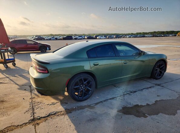 2C3CDXBG4NH143108 2022 DODGE CHARGER Green უკანა მარჯვენა