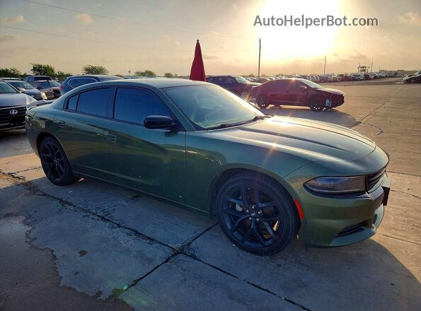 2C3CDXBG4NH143108 2022 DODGE CHARGER Green წინა მარჯვენა