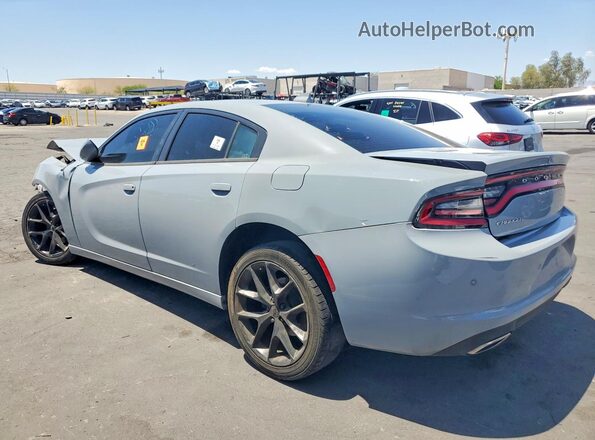2C3CDXBG4NH182992 2022 DODGE CHARGER Gray Հետևի ձախ
