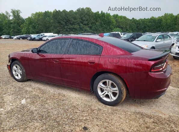 2C3CDXBG4PH519177 2023 DODGE CHARGER Бордовый Задняя левая четверть