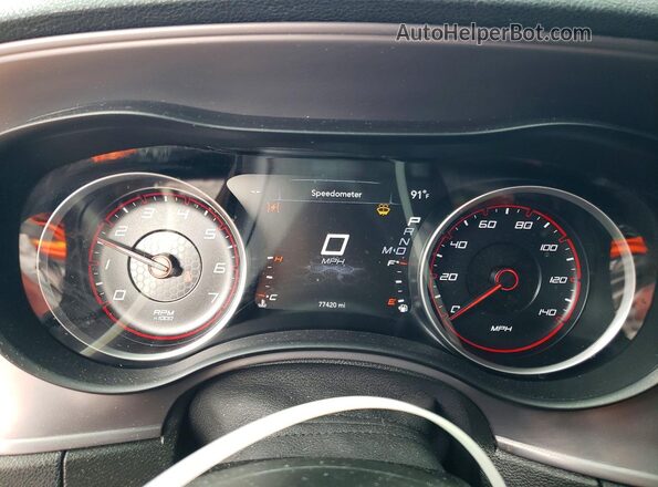 2C3CDXBG4PH519177 2023 DODGE CHARGER Бордовый Вид щитка приборов