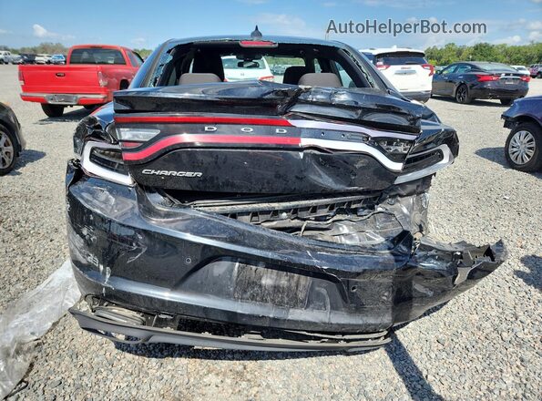 2C3CDXBG4PH530695 2023 DODGE CHARGER Black Вид ззаду