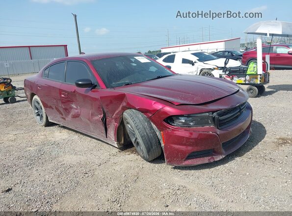 2C3CDXBG4PH609672 2023 DODGE CHARGER Burgundy Vista frontal