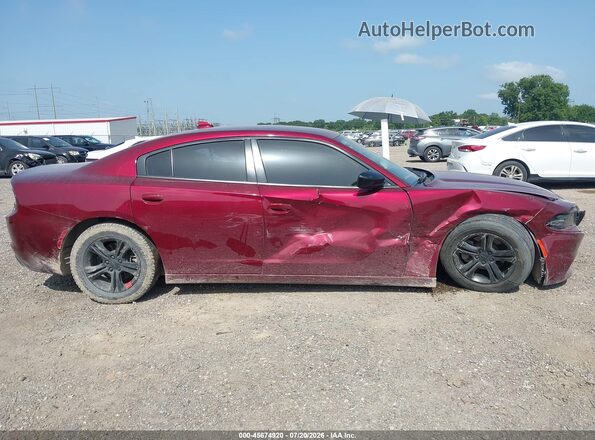 2C3CDXBG4PH609672 2023 DODGE CHARGER Burgundy Vista interior trasera