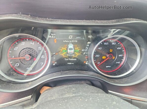 2C3CDXBG5GH180459 2016 DODGE CHARGER Black Vista del cuadro de instrumentos