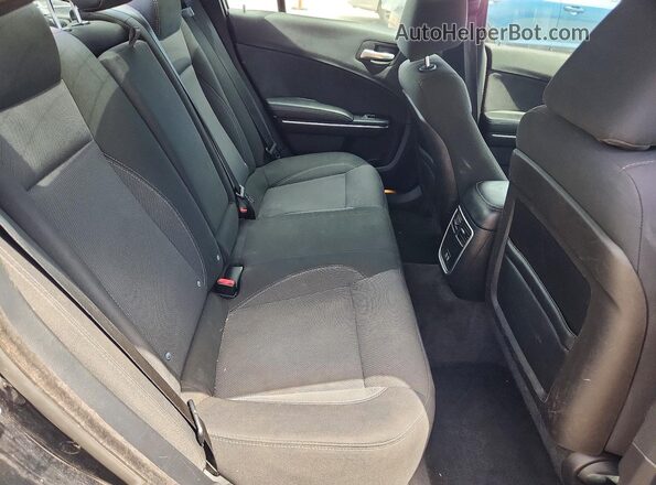 2C3CDXBG5GH180459 2016 DODGE CHARGER Black Vista de los asientos traseros
